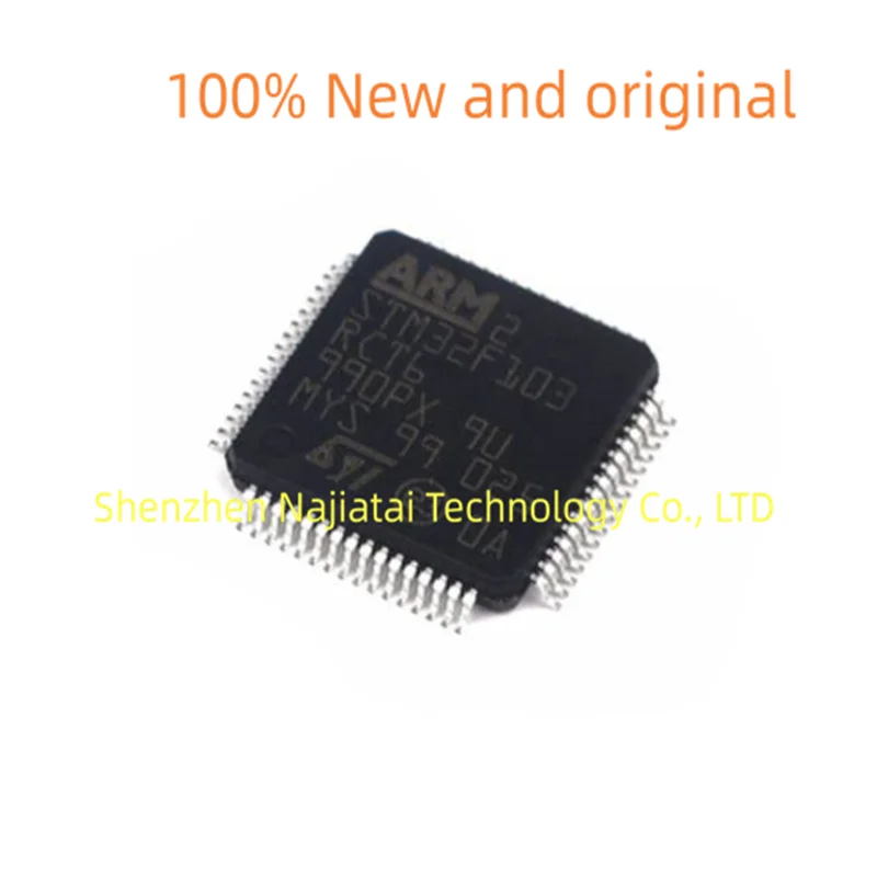 10PCS/LOT 100% New Original STM32F103RCT6 STM32F103 LQFP64 IC Chip