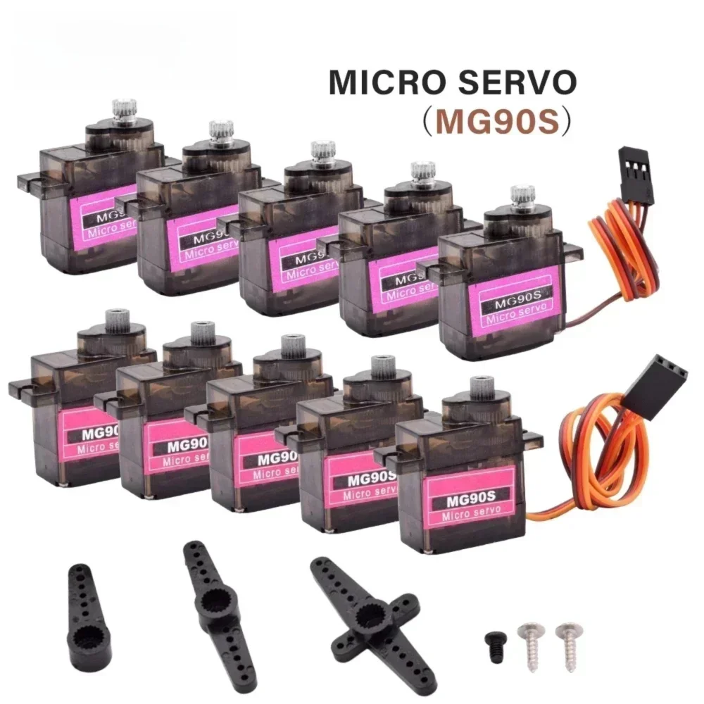 Rc Helicopter Servo - 2/4/5/10 piezas MG90S Micro Servo Motor