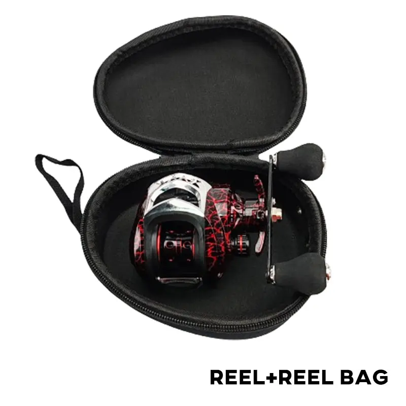 

Baitcasting Fishing Reel 3 Colors 18+1bb Left/right Hand 7.2:1 10Kg Max Drag For Saltwater Magnetic Brake System Fishing Reel