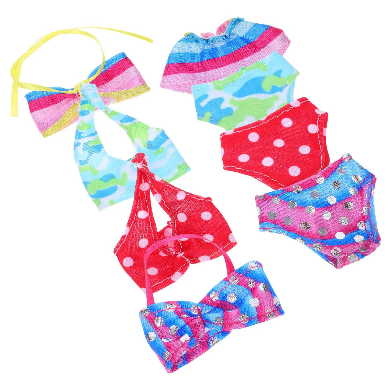 4Sets Clothes Swimwear Summer Bikinis Vacation Photography Baby Clothes Mermaid Poolwear Girl