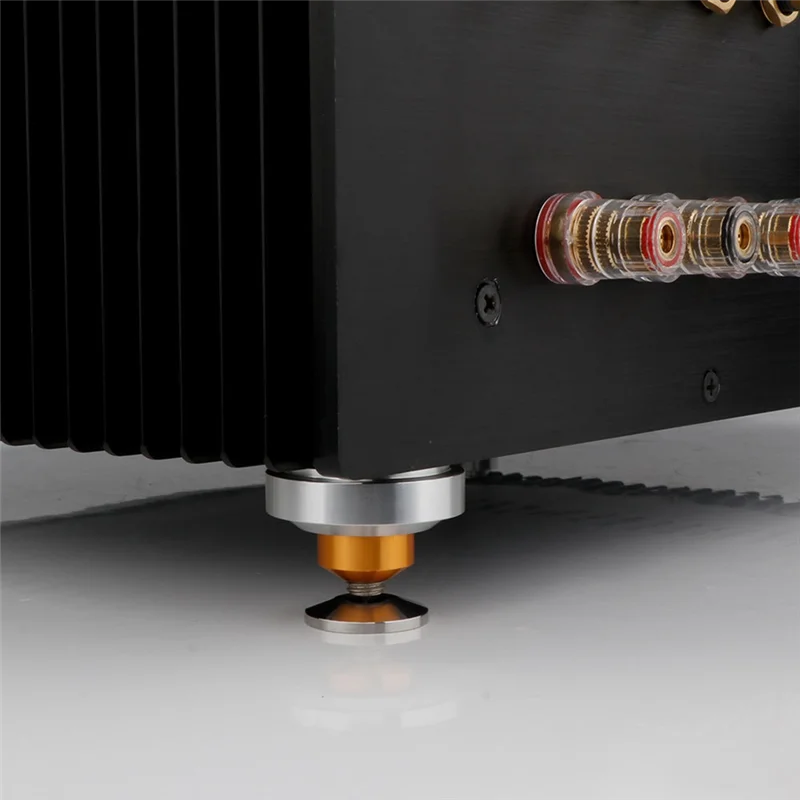 

Reliable-Aluminum Isolation Spike Feet Stand Damper Pad For Hifi Audio AMP Cabinet Speaker Turntable Record