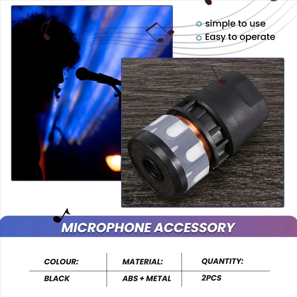 【A03R~】 N-813 2PCS Microphone Cartridge Dynamic Microphones Core Capsule Universal Mic Replace Repair