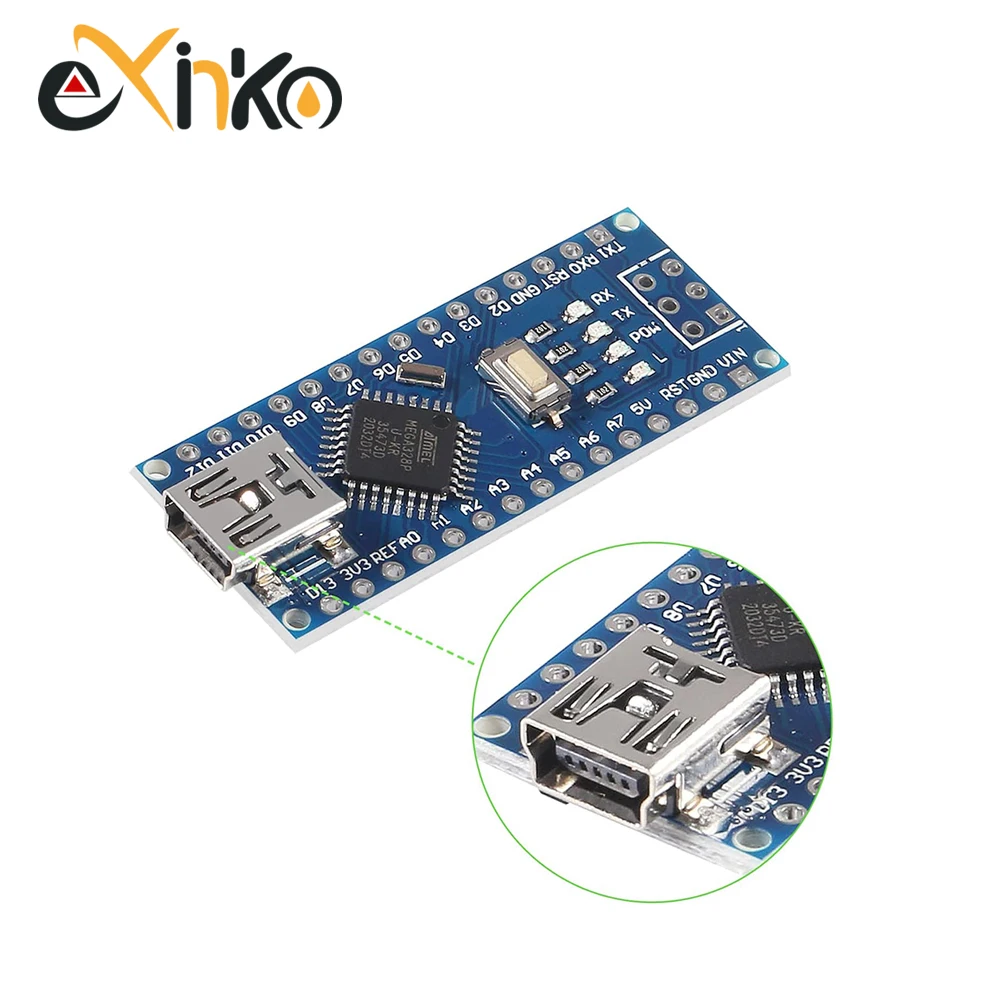 1-10PCS Type-C / Mini USB Nano 3.0 With the bootloader compatible Nano controller for arduino CH340 USB driver 16Mhz ATMEGA328P