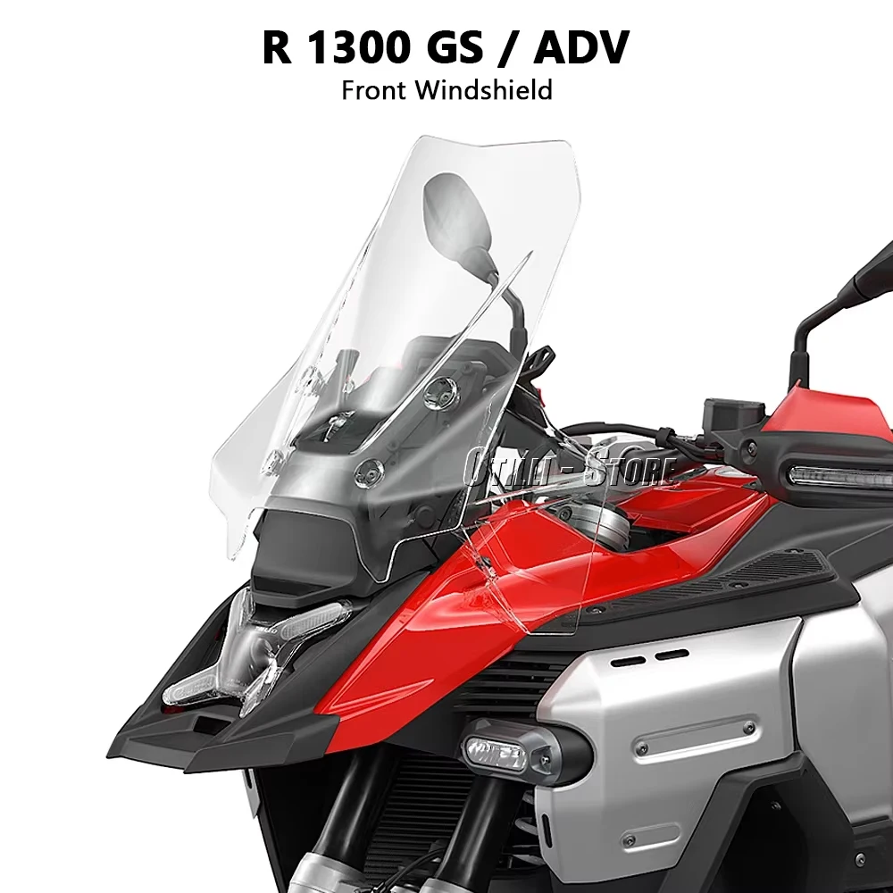 ملحقات الدراجات النارية شاشة منحرف الرياح هدية الزجاج الأمامي الموسع لسيارات BMW R1300GS GS 1300 R1300 GS Adventure #2