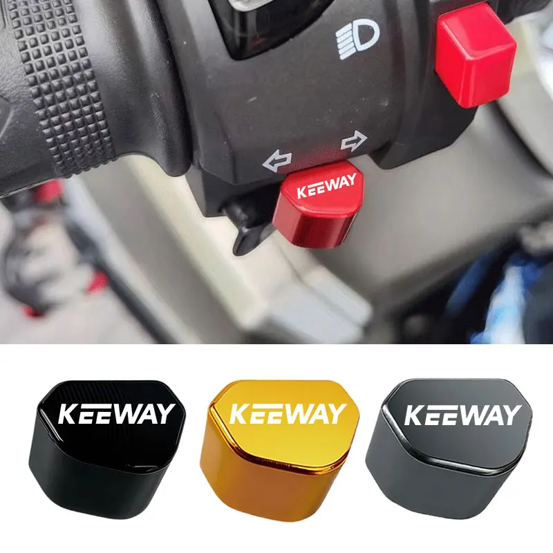 Para Keeway Hurricane 50 Vieste 300 Zahara Cityblade k-light superligero RKR RKV RKF 125 RKS 2020-2025 interruptor de señal de giro Keycap