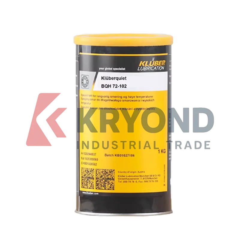Kluber Kluberquiet BQH 72-102 High Purity Rolling Bearing Grease Long Term Lubrication Low Noise Performance Original Product