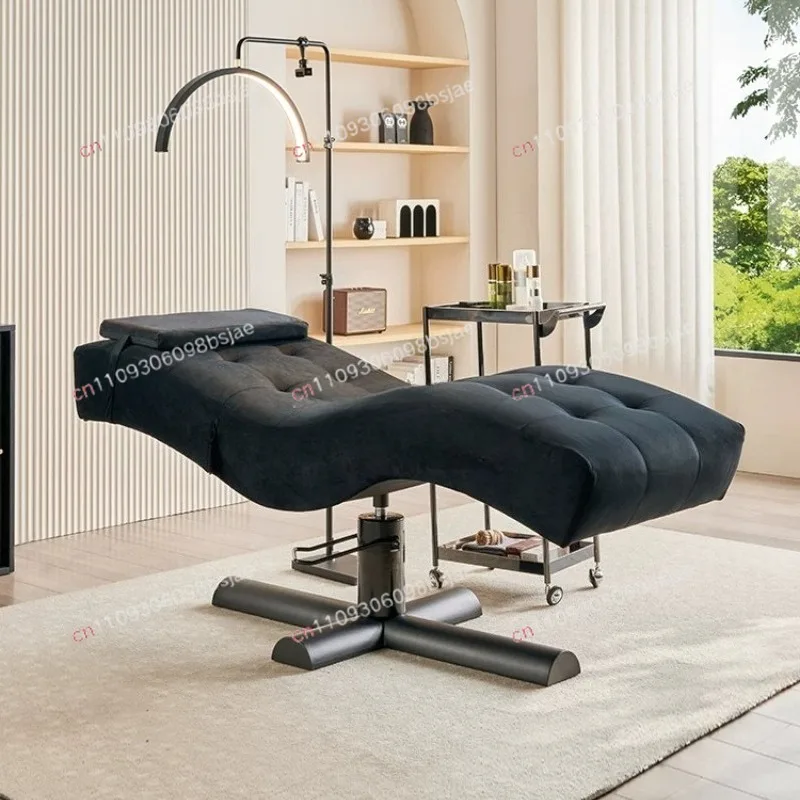 Eyelash special bed Beauty bed S-shaped embroidery for beauty salon Medical beauty injection lifting Embroidery eyelash