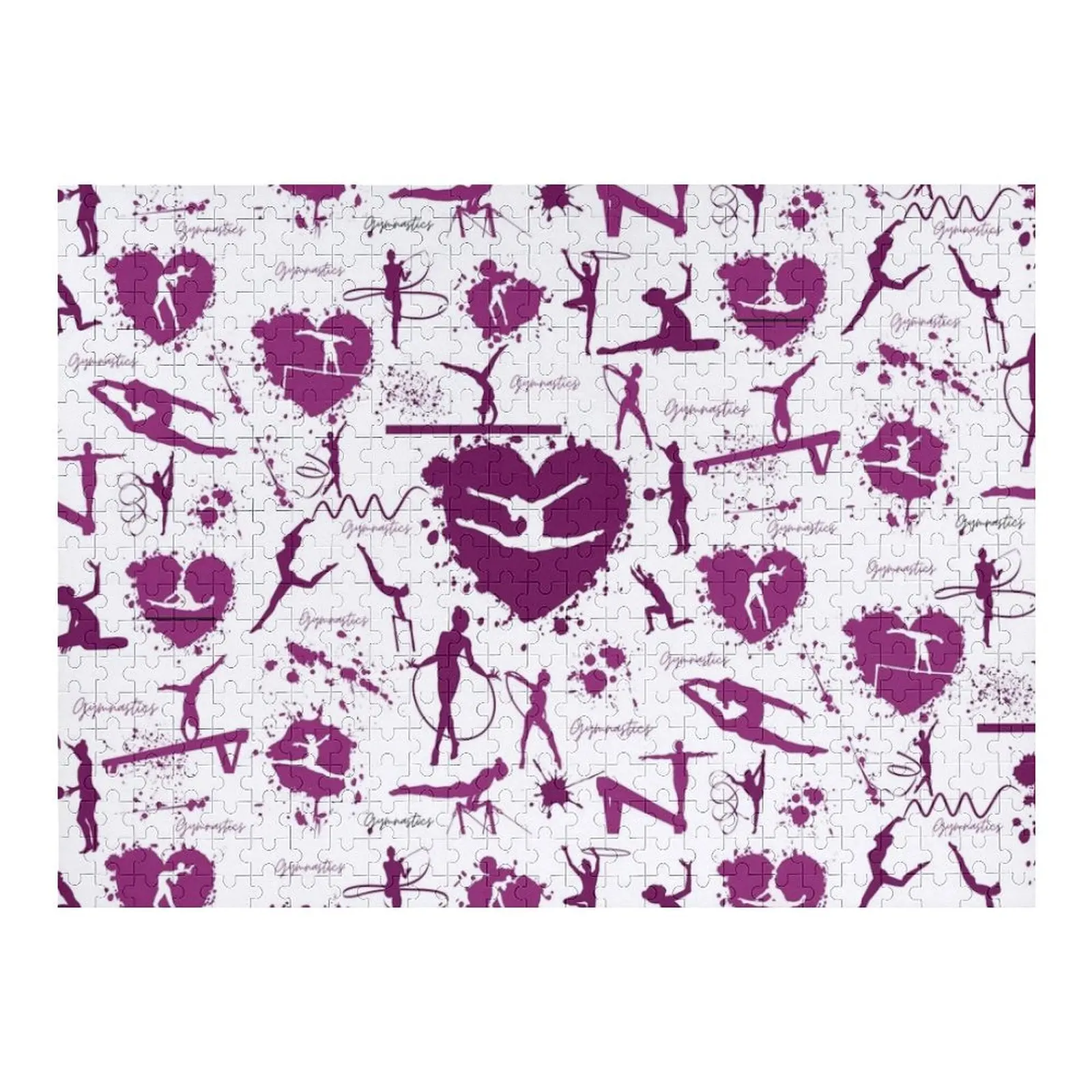 

I love Gymnastics - Print Jigsaw Puzzle Game Children Customized Toys For Kids Puzzle