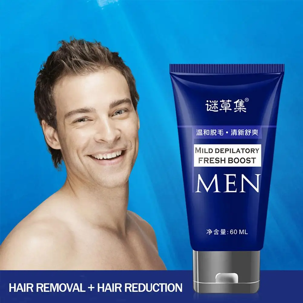 

Male Body Fast Hair Chest Gentle Hair Removal Cream Remove Repair Beard Non-irritating Armpit Hair Cream Cleaning Painless G6u6