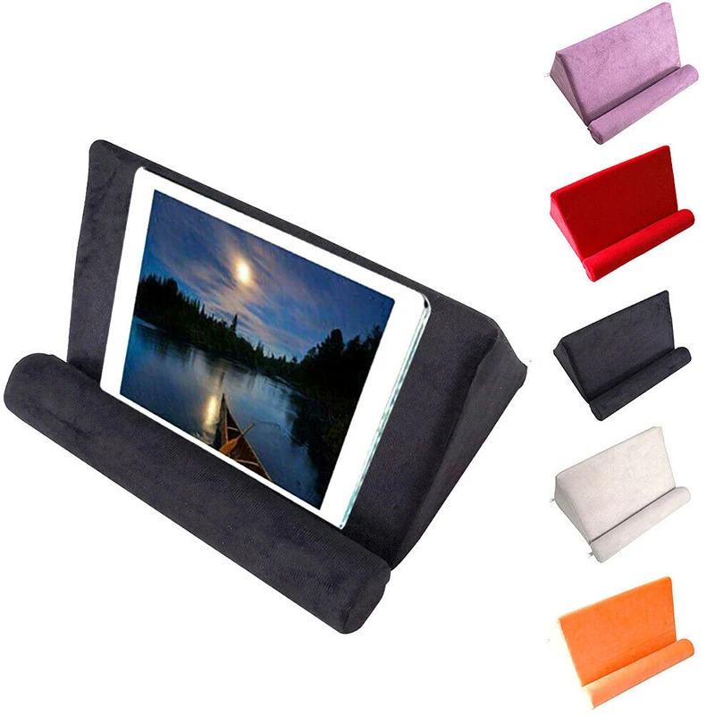 Multi-Angle Pillow Pad Tablet Phone Bracket Lap Stand Magazine Holder Pillow