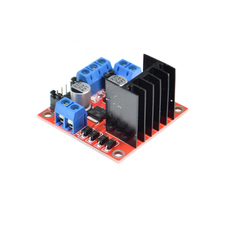 L298n Dual H Bridge Dc Stappenmotor Driver Module Controller Board Smart Car L298