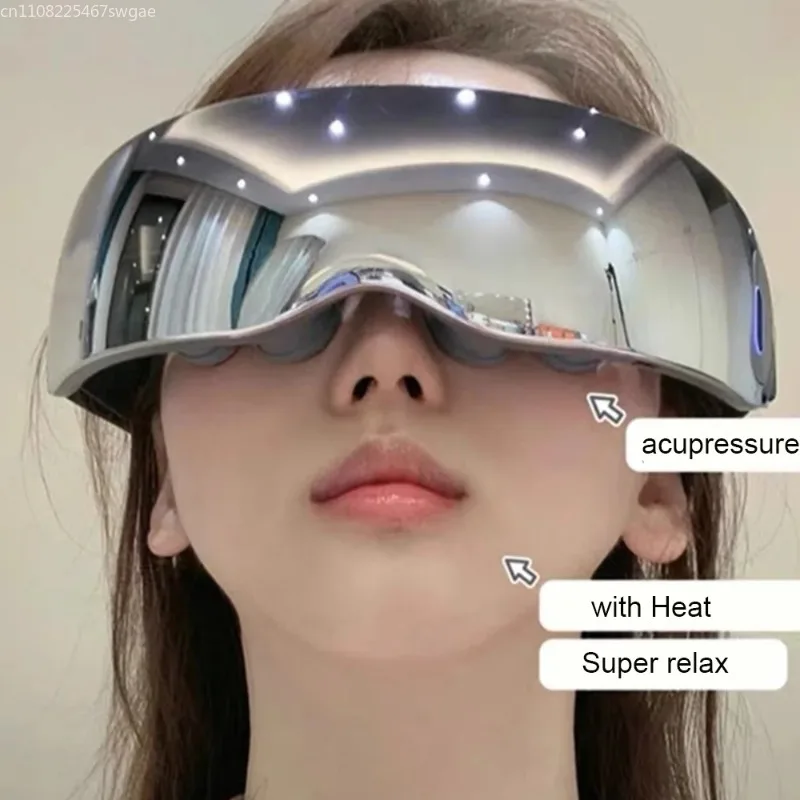 With 12 Massage Heads Fatigue Relieve Eye Care Super Relax Eye Massage Device Improve Sleeping Vibration Eye Massager