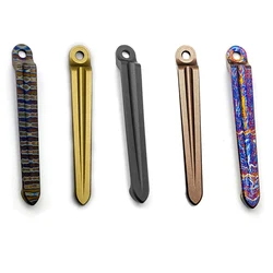 6 Colors CNC Titanium Alloy Custom Made Pocket Knife Back Clip Pocket Clamp For Chris Reeve Large Small Sebenza Umnumzaan Knives