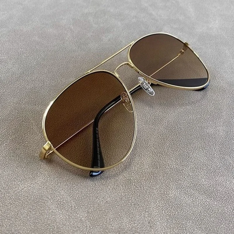 New Fashion Classic Glasses for Men Aviator Metal Frame Outdoor Sports Eyewear Anti-UV Driving Sunglasses Glasses