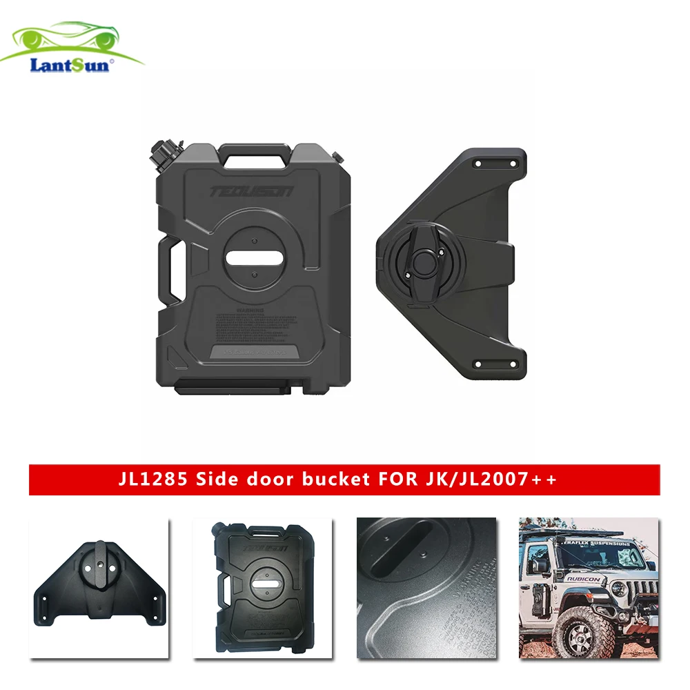 9L Fuel Can Oil Tank Gas Container with Holder for Jeep Wrangler JL 2018-2023 LANTSUN JL1285