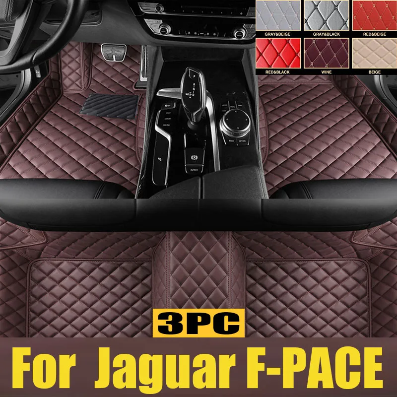 Car floor mats for Jaguar F-PACE 2016 2017 2018 2019 2020 Custom auto foot Pads