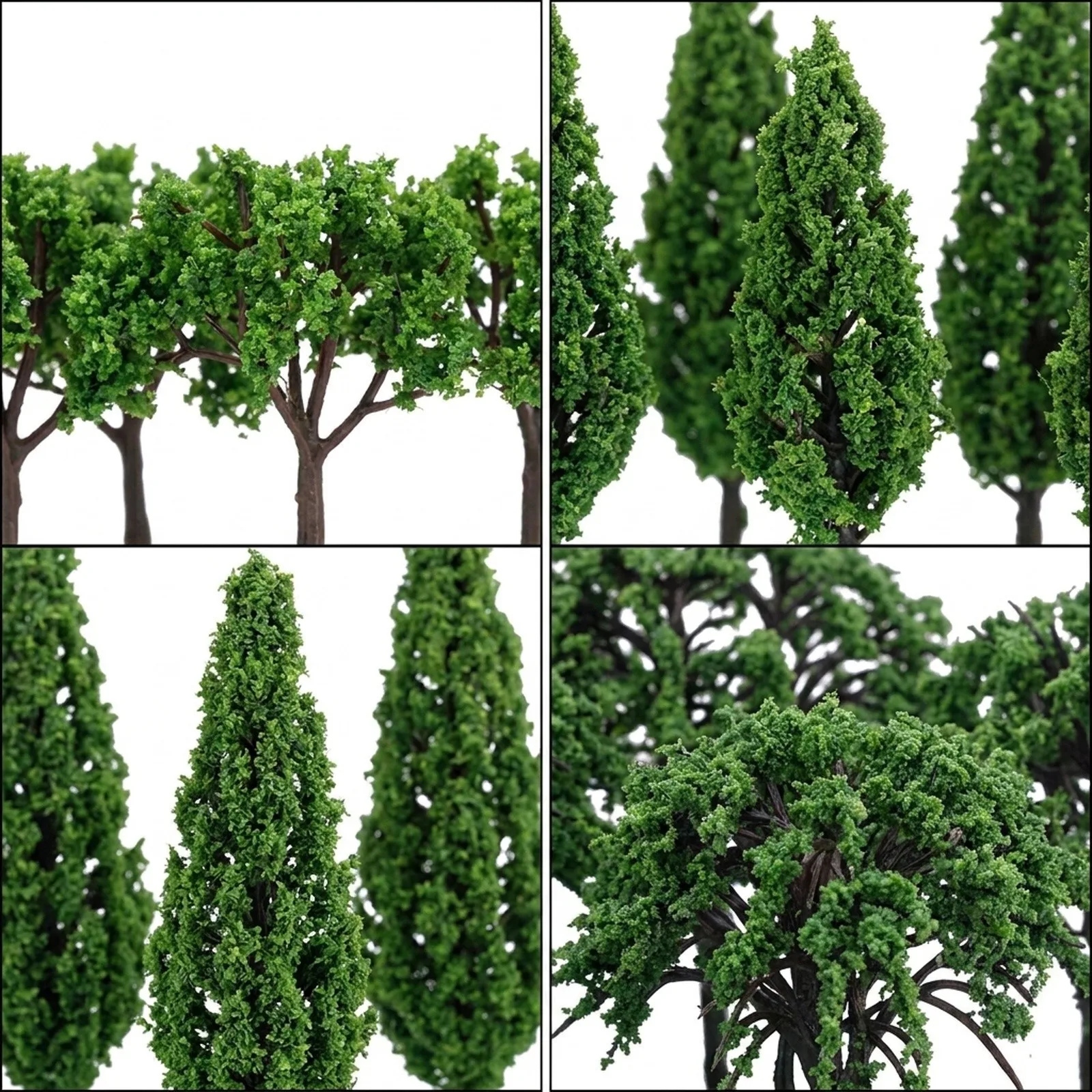 High Quality Practical Brand New Model Trees Trees Wargame 50PCS Accessories Model Train Railroad  High Quality