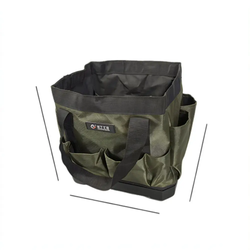 Oxford Fabric Handheld Bucket Tool Bag Portable Storage For Xinzhipenggong Gardening Plumbing Maintenance Work Utility Tote