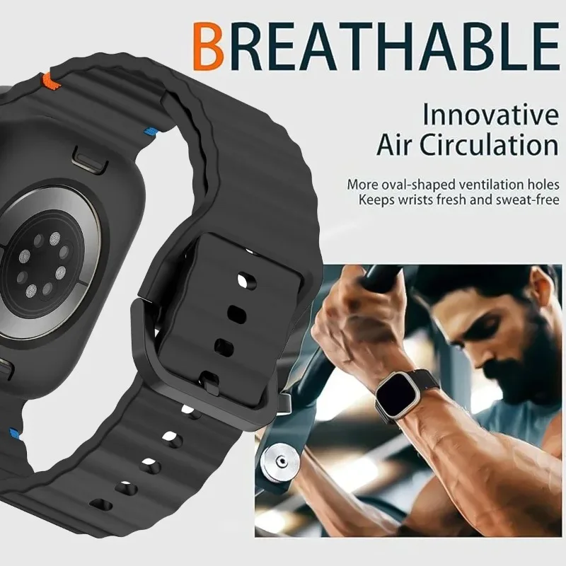 حزام + حافظة لساعة أبل سلسلة 10 42 مللي متر 46 مللي متر الغطاء الواقي 49 مللي متر 44 مللي متر 45 مللي متر 40 مللي متر 41 مللي متر ل iwatch الترا 9 8 7 SE 6 5 4