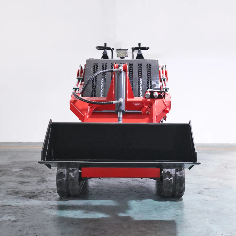 

Customized new design sliding loader track skipping loader small track loader construction grain transportation