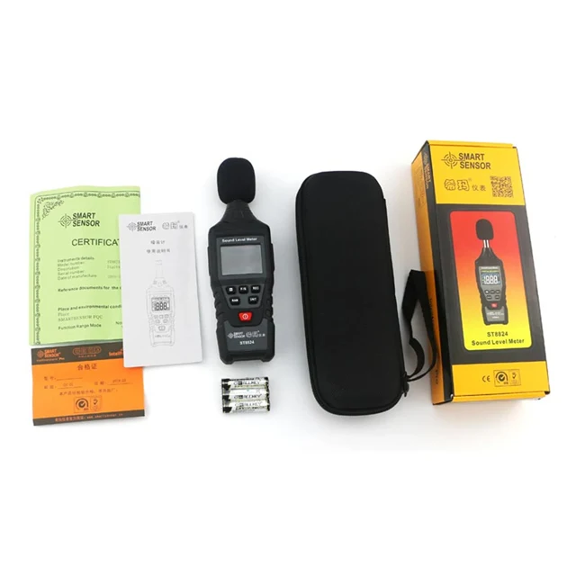 

Smart Sensor ST8824 Digital Sound Level Meter Noise Tester ST8824