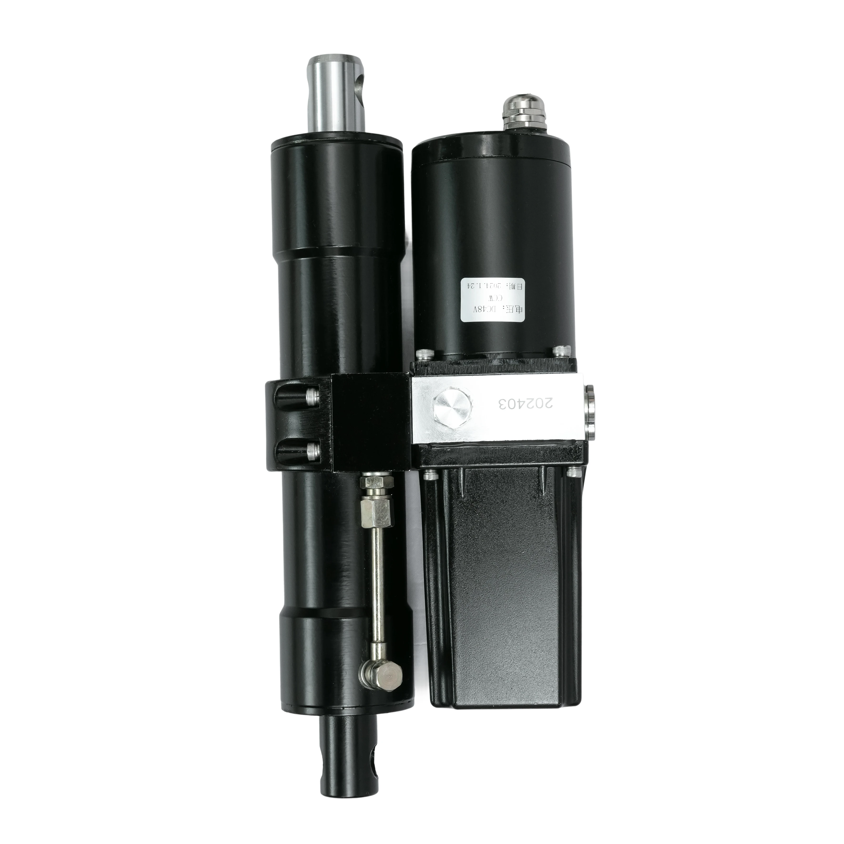 

2.5T 150mm Electro Hydraulic Linear Actuator for Electric Dump Truck Lifting 12V/24V/48V DC Electro Hydraulic Actuator