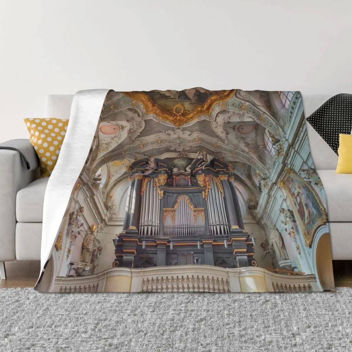 Pipe Organ St. Emmeram, Regensburg Throw Blanket Giant Sofa Picnic Personalized Gift Bed covers Blankets Pipe Organ St. Emmeram, Regensburg Throw Blanket Giant Sofa Picnic Personalized Gift Bed covers Blankets