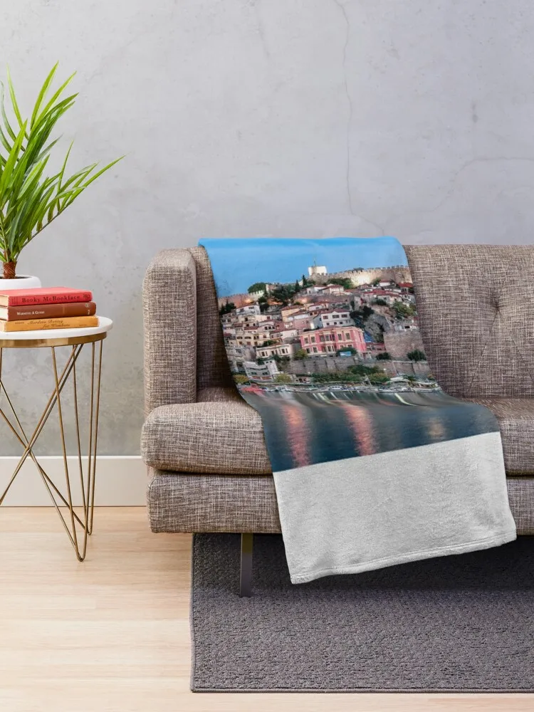 Kavala's Harbor view Throw Blanket Luxury St Giant Sofa Blankets