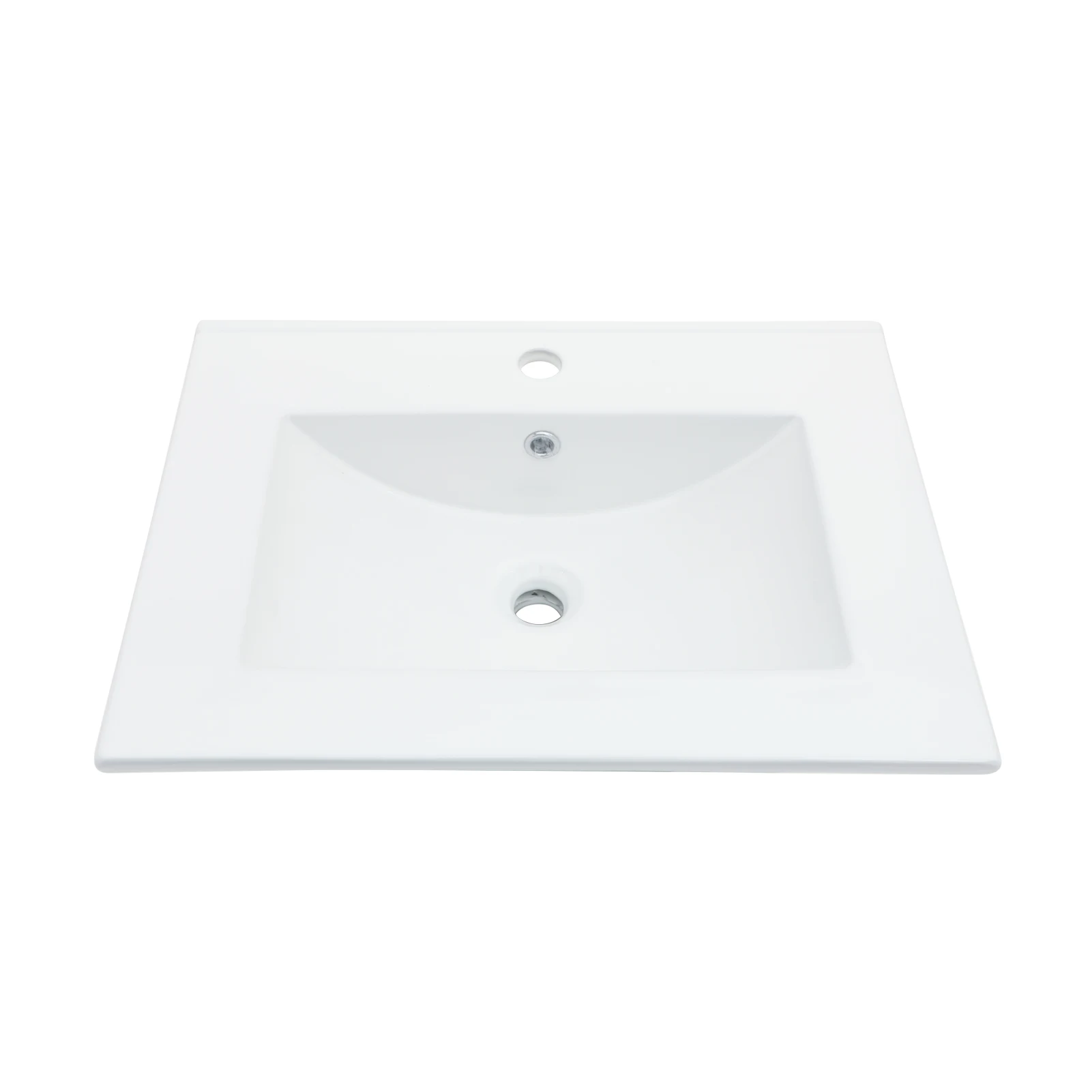 

Прямоугольная керамическая раковина в индустриальном стиле с верхним креплением, 24/30/36/48 дюймов, большая ванная комната с тонким краем, раковина для мытья рук