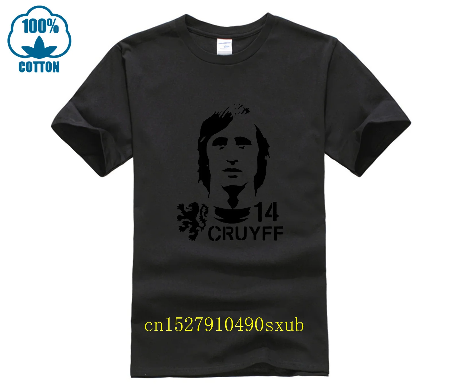 Funny woman t shirt Hendrik Johannes Cruyff Holland Nederland Ajax The Godfather 100 cotton t shirt