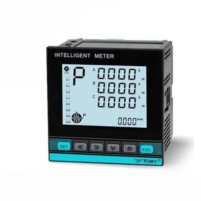 TOKY LCD Intelligent Three Phase High Precision Digital Power Meter DS9L-W-RC38 DS7L-W-RC38 DS9L-W-A38 DS7L-W-A38 DS9L-W-A30