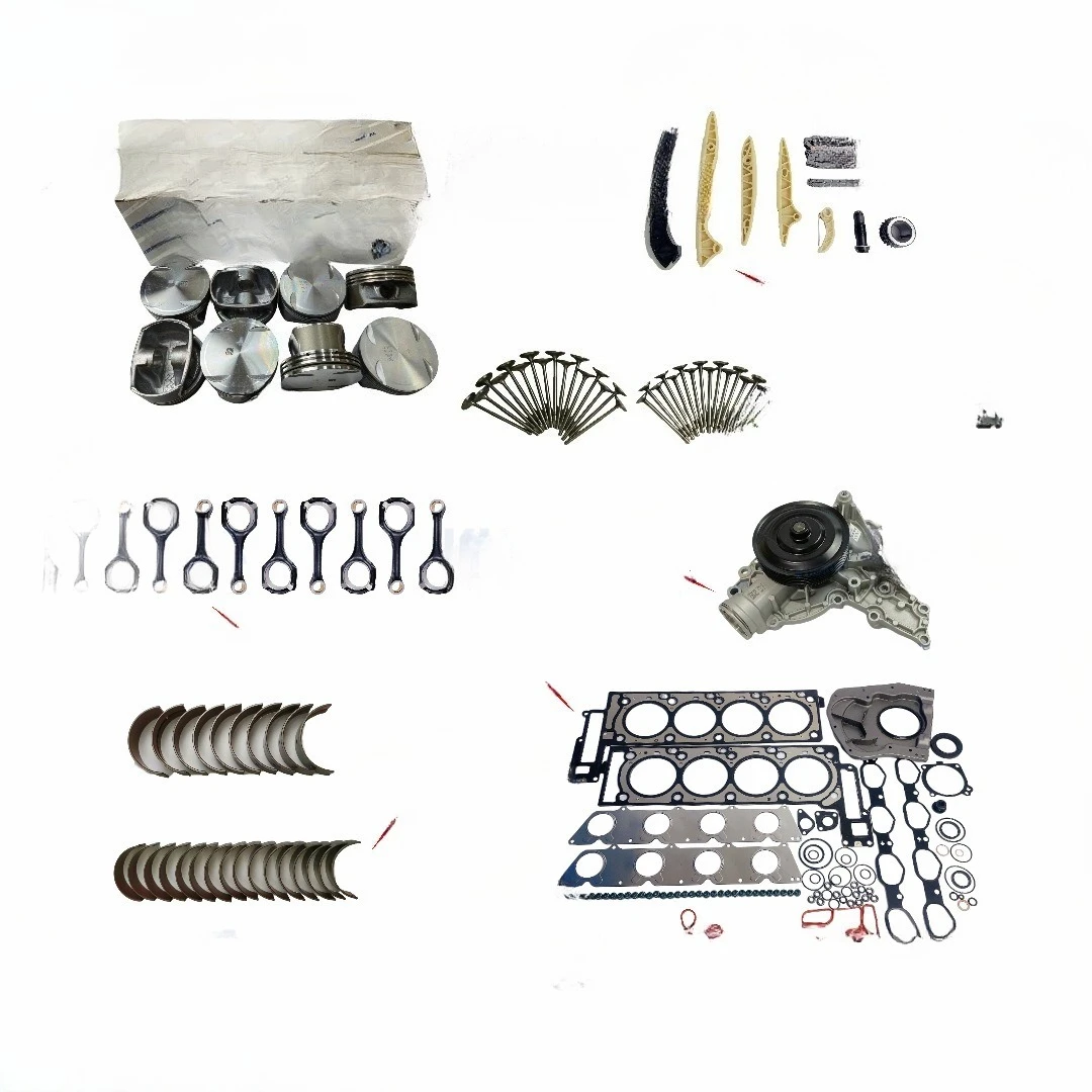 Full engine repair for M273 4.7 piston bearing connecting rod timing crankshaft gasket set