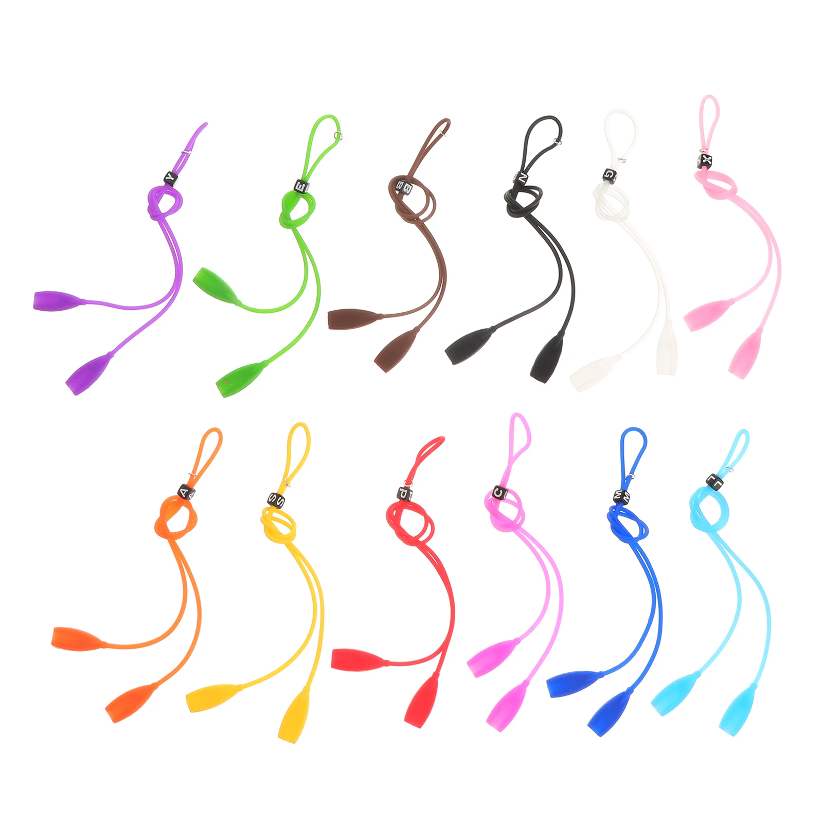 

12pcs Non Slip Durable Eyewear Retainer Strap Lightweight Glasses Cord Sturdy Chain Safe Holder For Eyeglasses Labor Protection