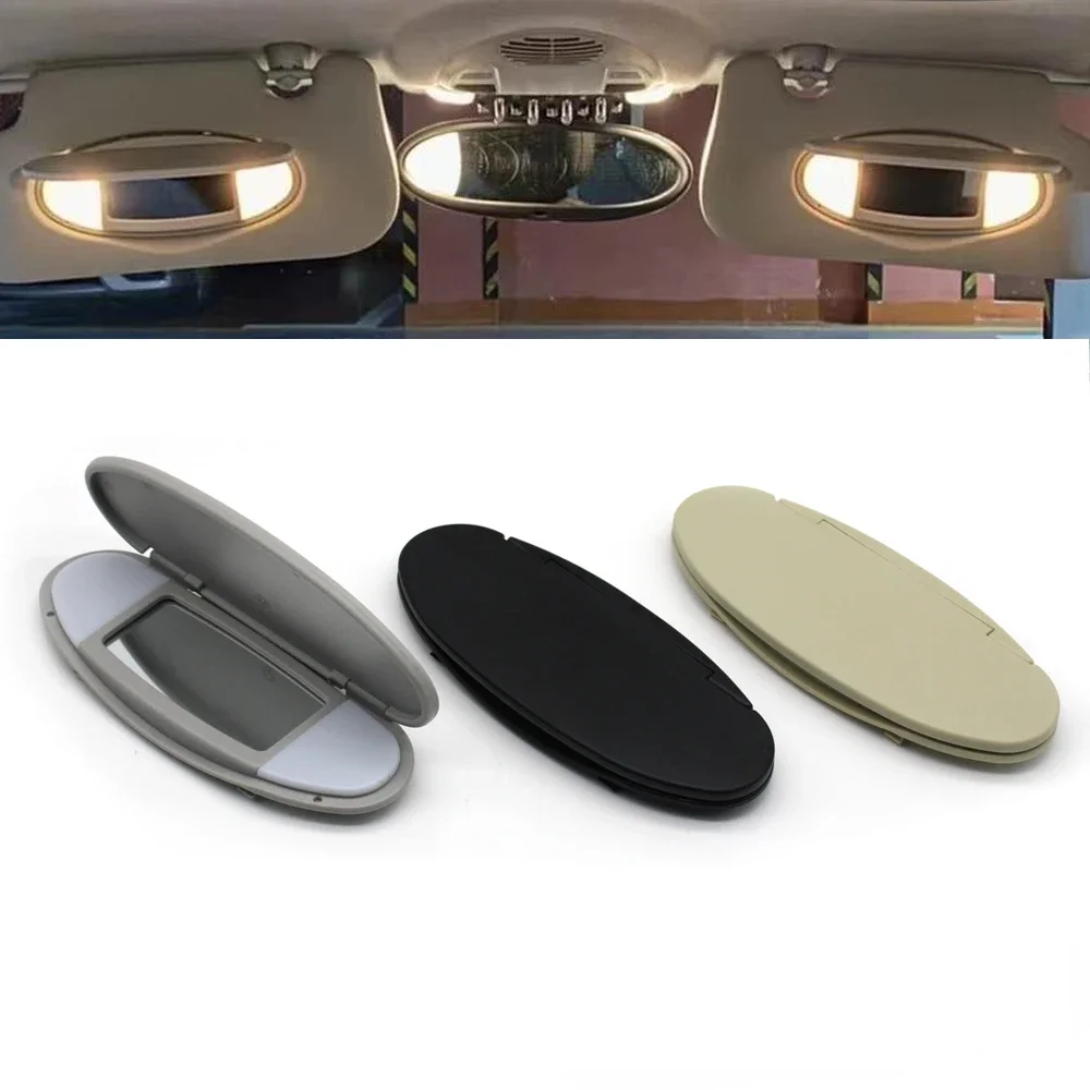 LHD RHD Car With Lamp Sun Shade Visor Makeup Cosmetic Mirror Cover For BMW MINI Cooper S One D JCW R55 R56 2006-2013 51167361833