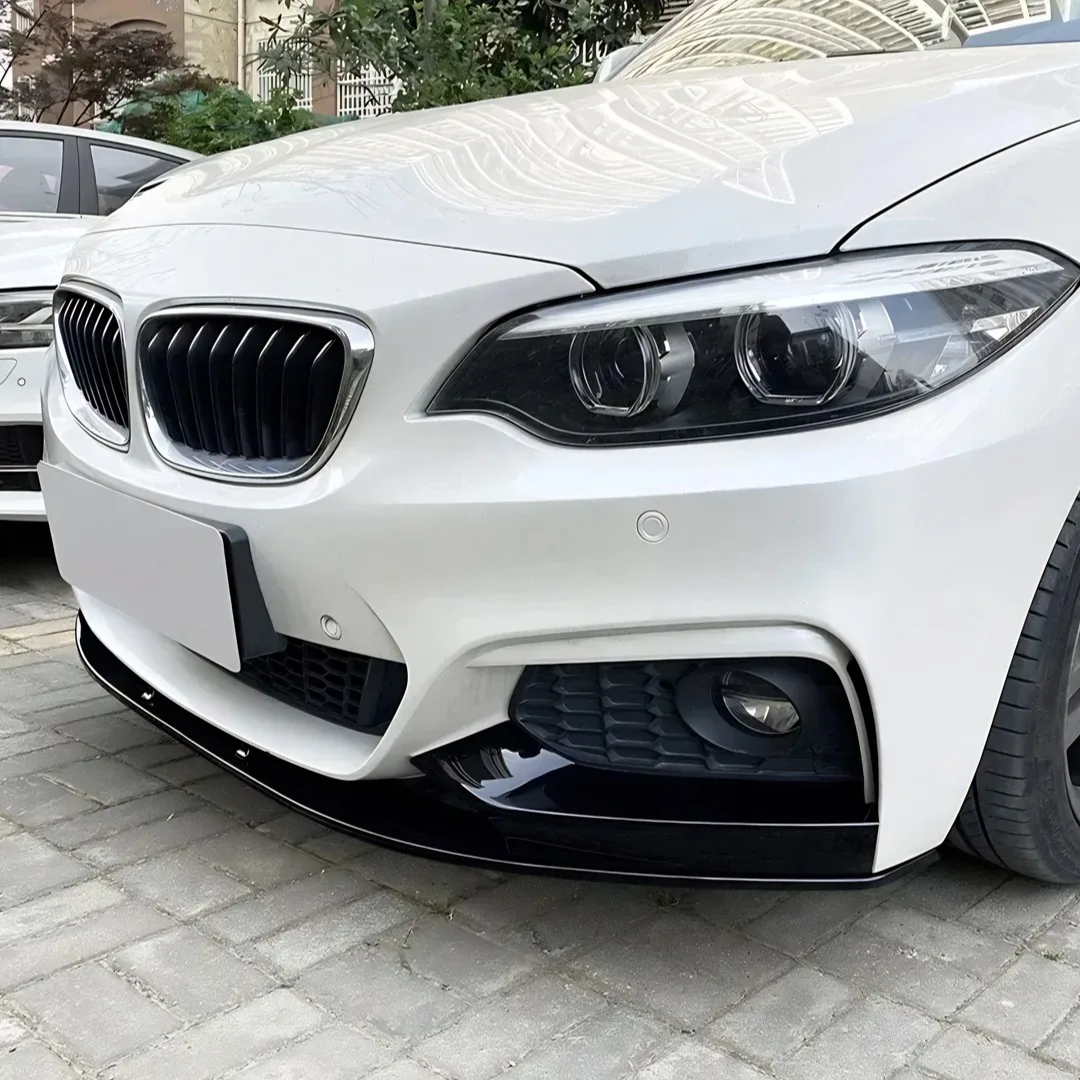 Front Splitter Guard Bumper Lip Chin Air Dam Guard For BMW 2 Series F22/F23 M Sport 2014-2017 Tuning Styling Facelift MP Style view 4