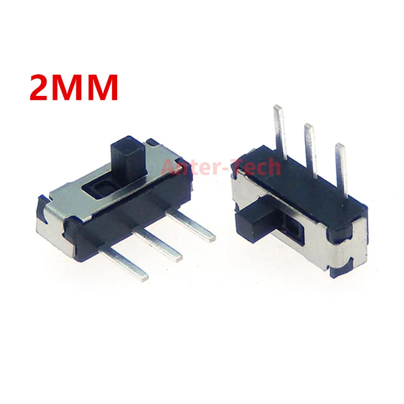 10Pcs/lot Toggle Switch MSK-12D19 G2 SPDT 1P2T SMD 3 Pin PCB Panel Horizontal Slide Switch