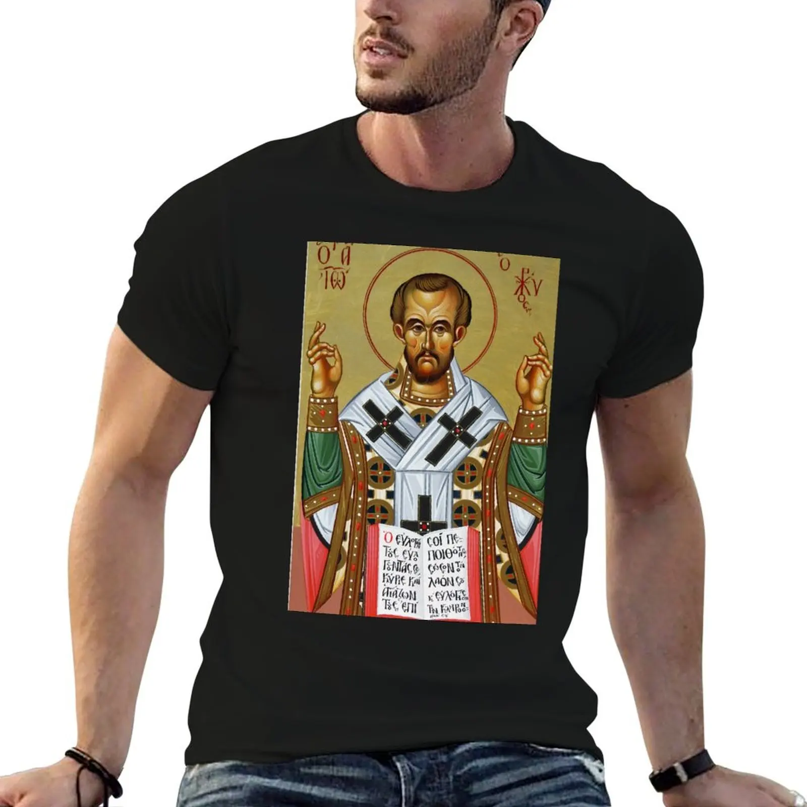 

St John Chrysostom T-Shirt t shirts designer man t shirt luxury T-Shirt