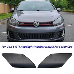 For Volkswagen Golf 6 GTI 2009-2013 Auto Headlight Washer Nozzle Spray Cover Cap 5K0955109A 5K0955110A Car Replacement