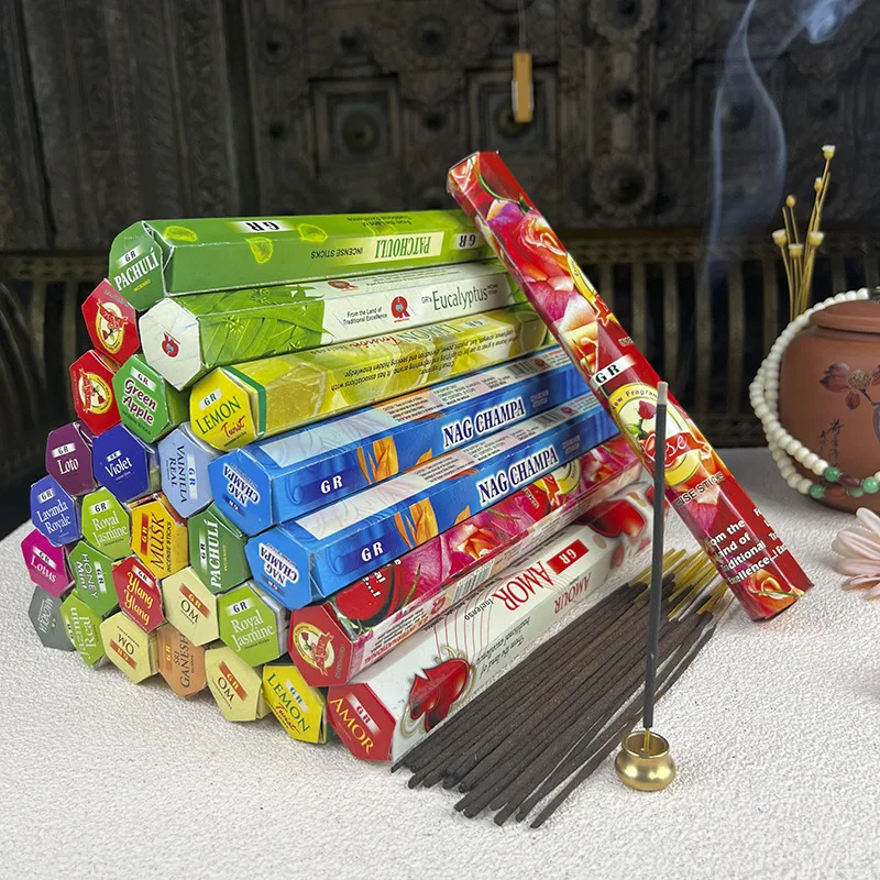 

20 Sticks/lot White Sage Incense Sticks Meditation OUDH Yoga Indian Incense Purifying Air Scents for Home Palo Santo Joss Sticks