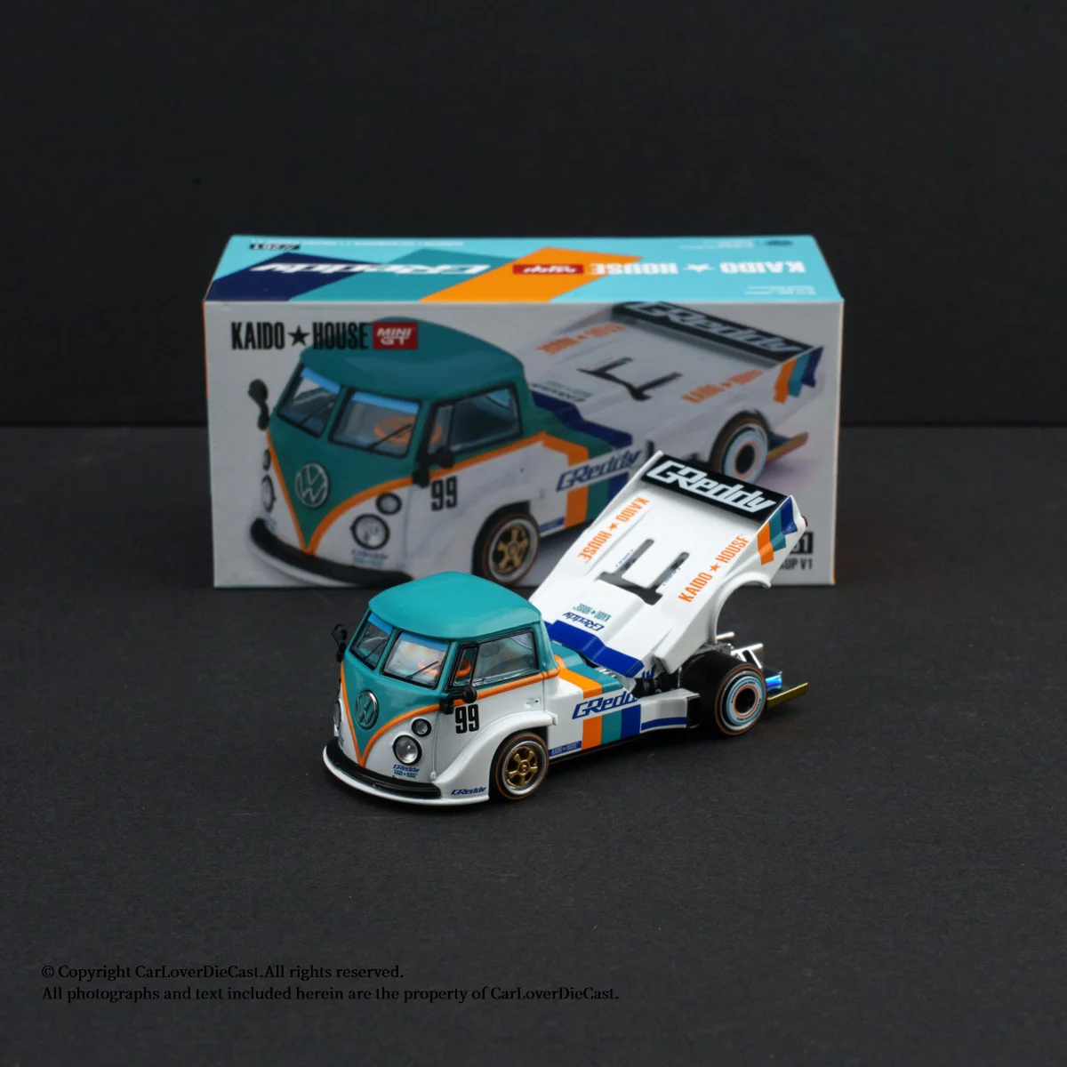 MINIGT + Kaido House 1:64 Volkswagen T1 Alloy Car Model