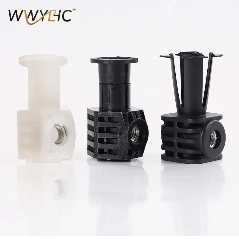 Suitable for Toilet Fixing Screw Suspension Installation, Nylon Lock Back Connector Side Top Installation, Universal Accessories