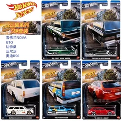 Hot Wheels Cars WAGONS AUDI RS6 DATSUN 510 VOLVO 850 1/64 Metal Die-cast Model Collection Toy Vehicles GDG44