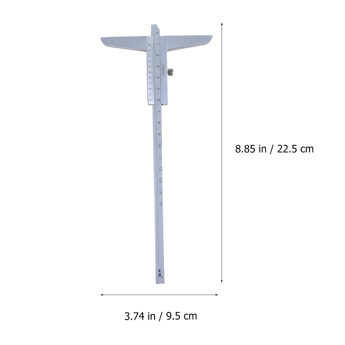 

0-150Mm Accurate Depthometer Rotary Free Adjustment Humanized Design Measuring Tool Depth Gauge Depthometer Caliper