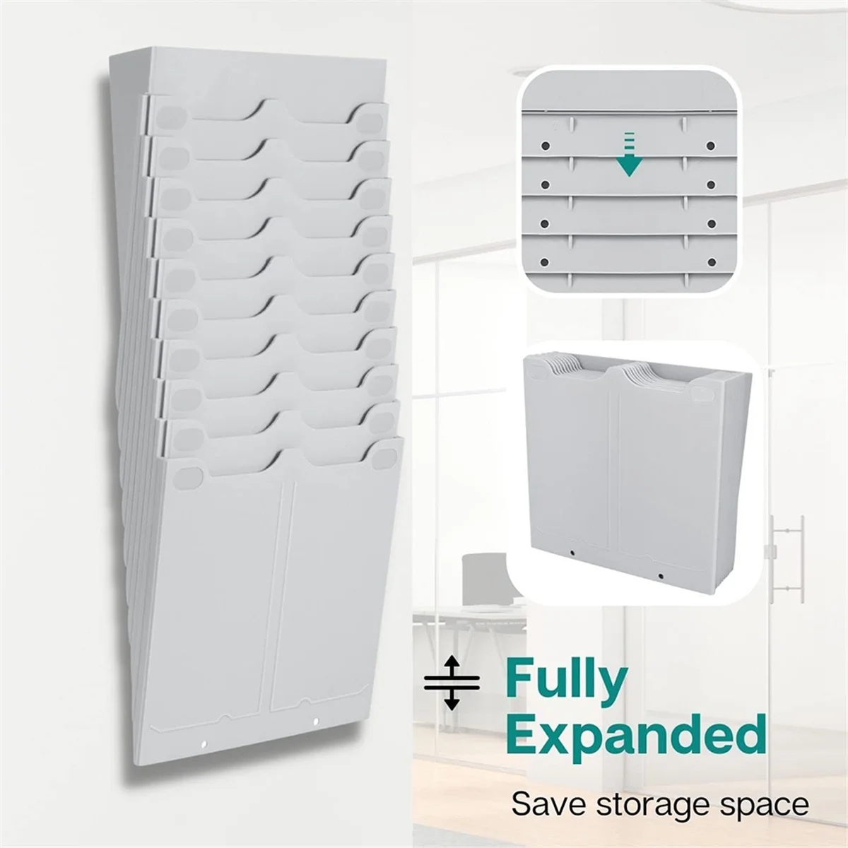 super-offerta-porta-schede-presenze-retrattile-porta-schede-di-rilevazione-presenze-porta-schede-presenze-a-20-posizioni-porta-schede-per-dipendenti