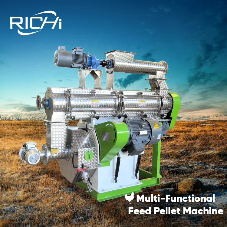ATV&UTVRICHI Animal Feed Making Machine Price - High Quality Cattle Integrated Automatic Silage Making Machine Price