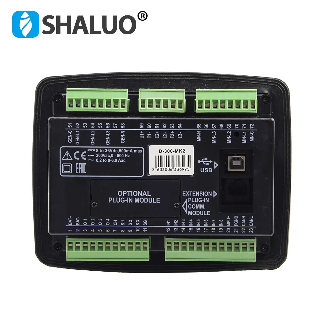 Compatible With DATAKOM D300 D-300 MK2 Generator Controller Panel Control Module D300 MKII