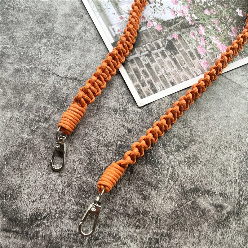 Lanyards Braided Mobile Phone Cord Shoulder Strap DIY Phone Cases Lanyard Handmade Rope Anti-loss Strap Premium Accessories