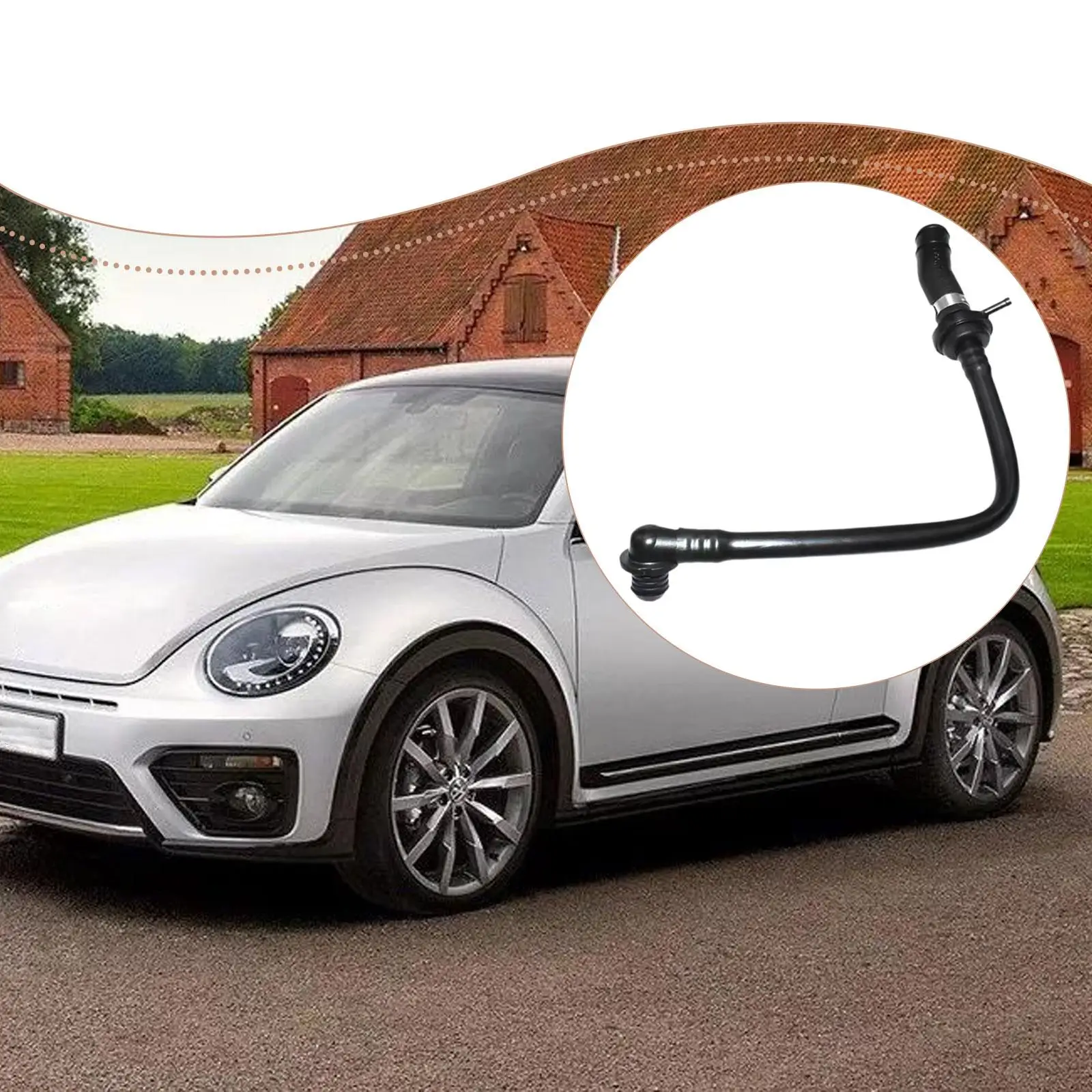 

Brake Vacuum Hose Professional 1J0 612 041GD Practical Portable Easy to Install Durability Spare Parts Replace Accessory