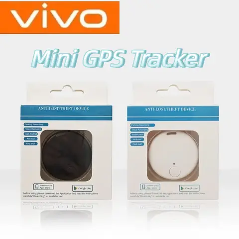 VIVO 2025 Mini GPS Tracker Anti-Lost GPS Bluetooth 5.0 Device Pet Kids Bag Wallet Tracking For IOS Android Smart Finder Locator