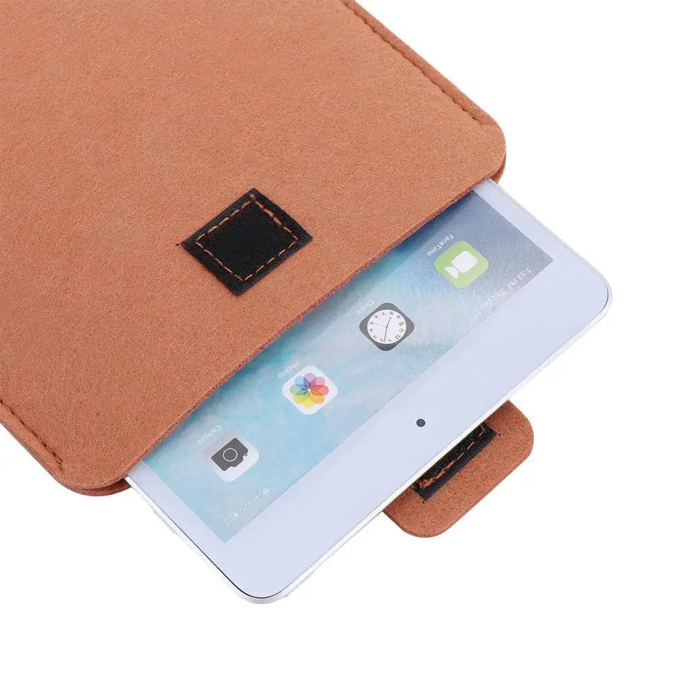 8 Inch Pocket Envelope Sleeve Case Tablet Covers Pouch Capa Wool Felt
